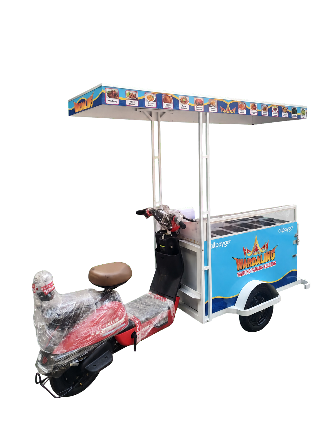 Gerobak motor Warung Padang Keliling Wardaling